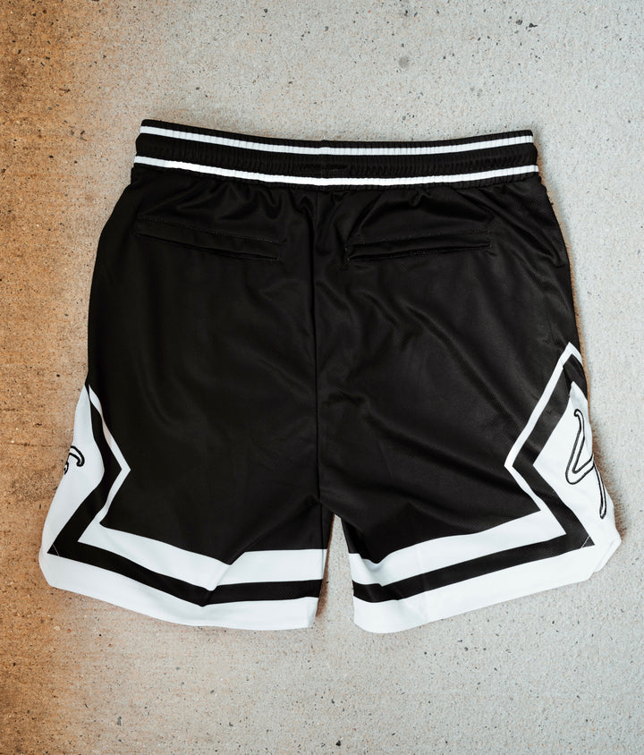 LIVEFRESH Retro Shorts - Black